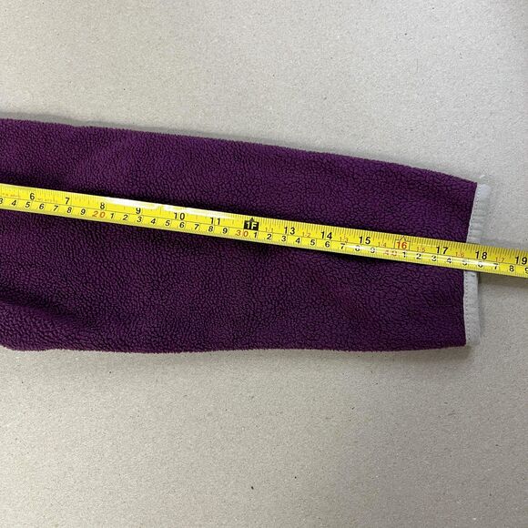 The North Face Denali Fleece Jacket Girls Medium Purple Gray Polartec Full Zip - Picture 4 of 16
